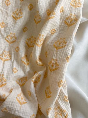 Marigold Double Layered Muslin
