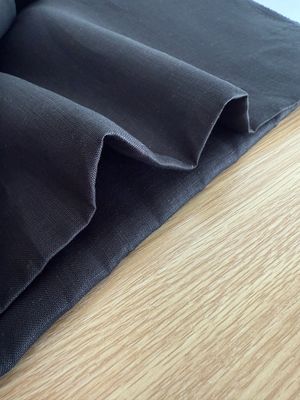 Jet Black Pure Linen