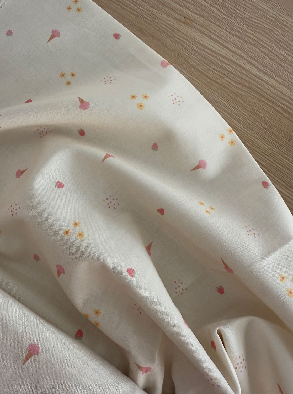 Strawberry Ice-cream Organic Cotton