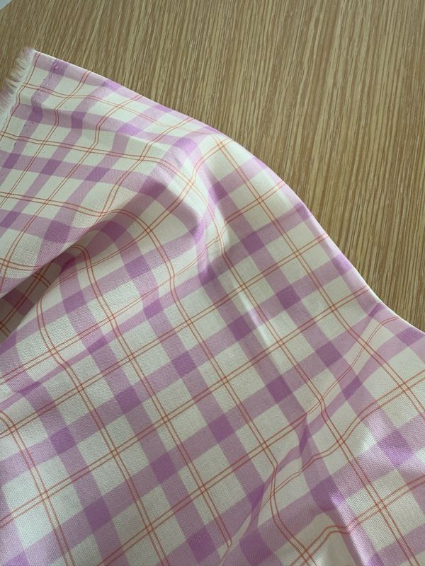 Hand-drawn Checks Organic Cotton