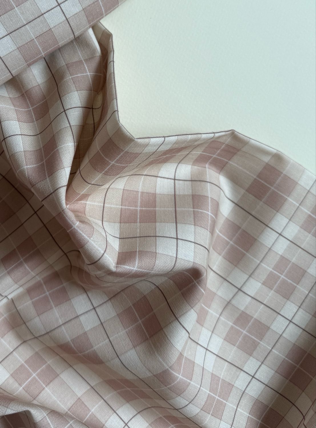 Oatmeal Plaid Organic Cotton