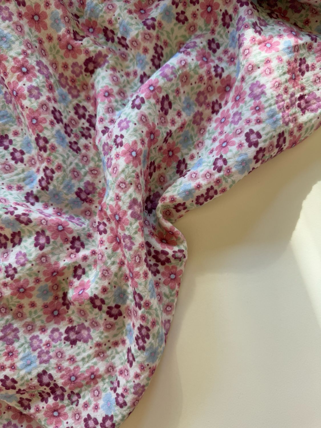 Heirloom Floral Double Layered Muslin