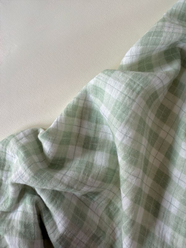 Muted Sage Double Layered Muslin