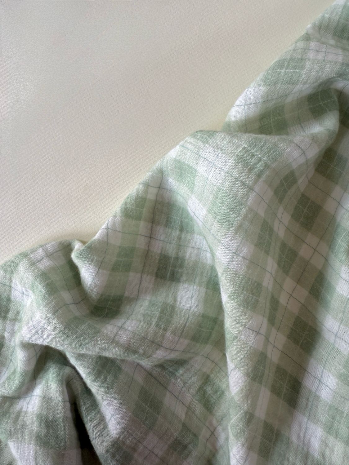 Muted Sage Double Layered Muslin