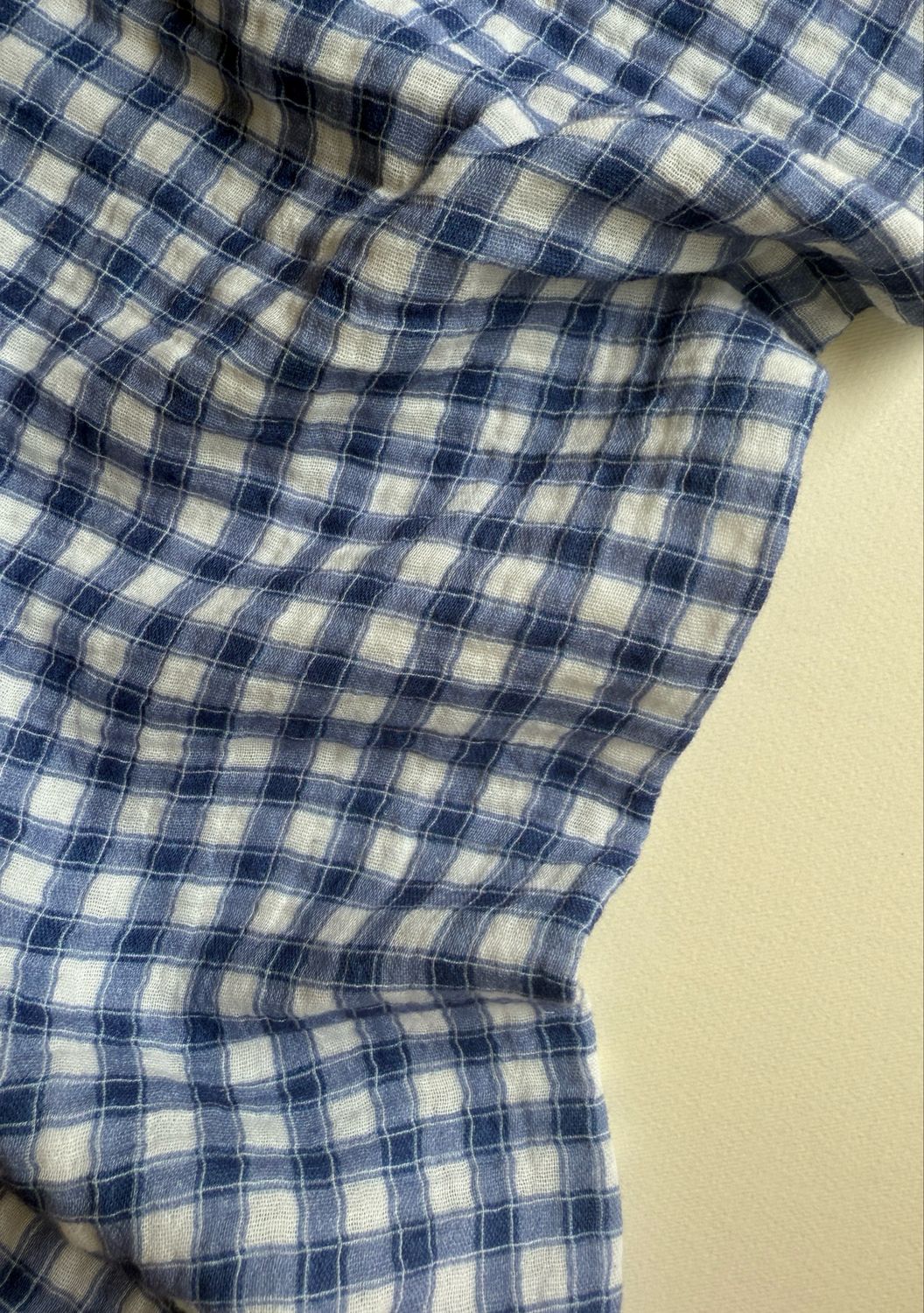 Sunday Gingham Double Layered Muslin