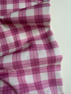 Berry Checks Organic Cotton