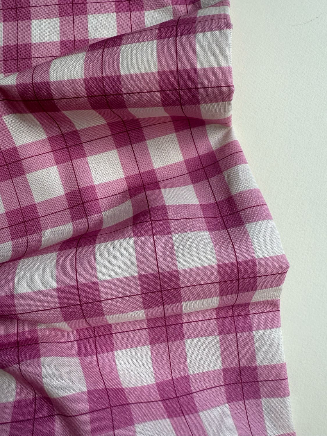 Berry Checks Organic Cotton