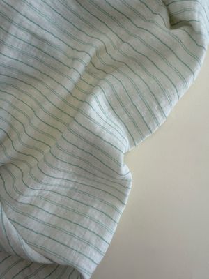 Eucalyptus Stripe Double Layered Muslin