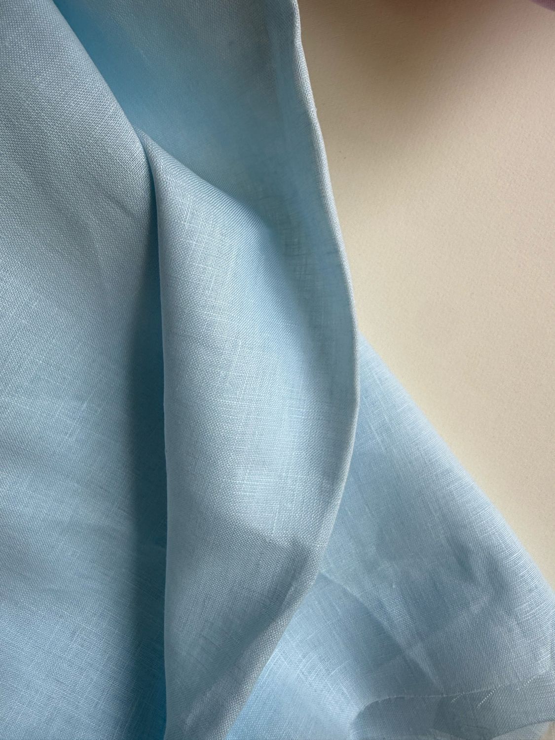 Sky Blue Pure Linen