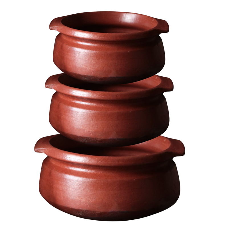 Pre Seasoned Clay Cookware Combo