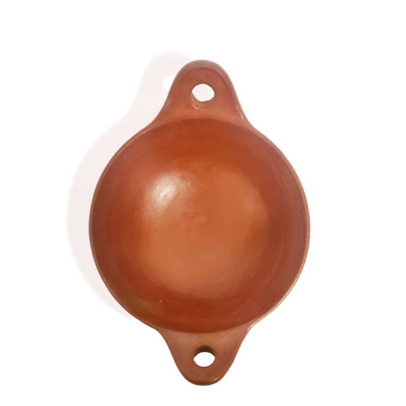 Pre seasoned clay cookware/Kadai