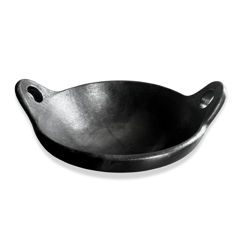 Pre seasoned Black clay cookware/Kadai