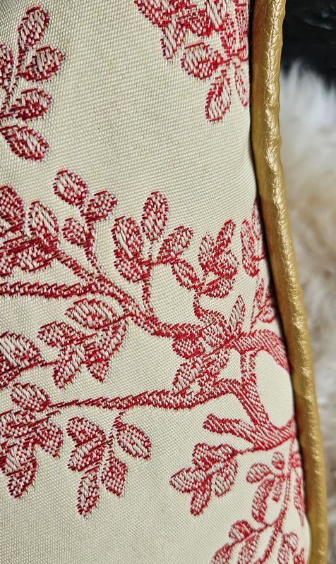 Pillow The Burgundy toile de jouy 60x40
