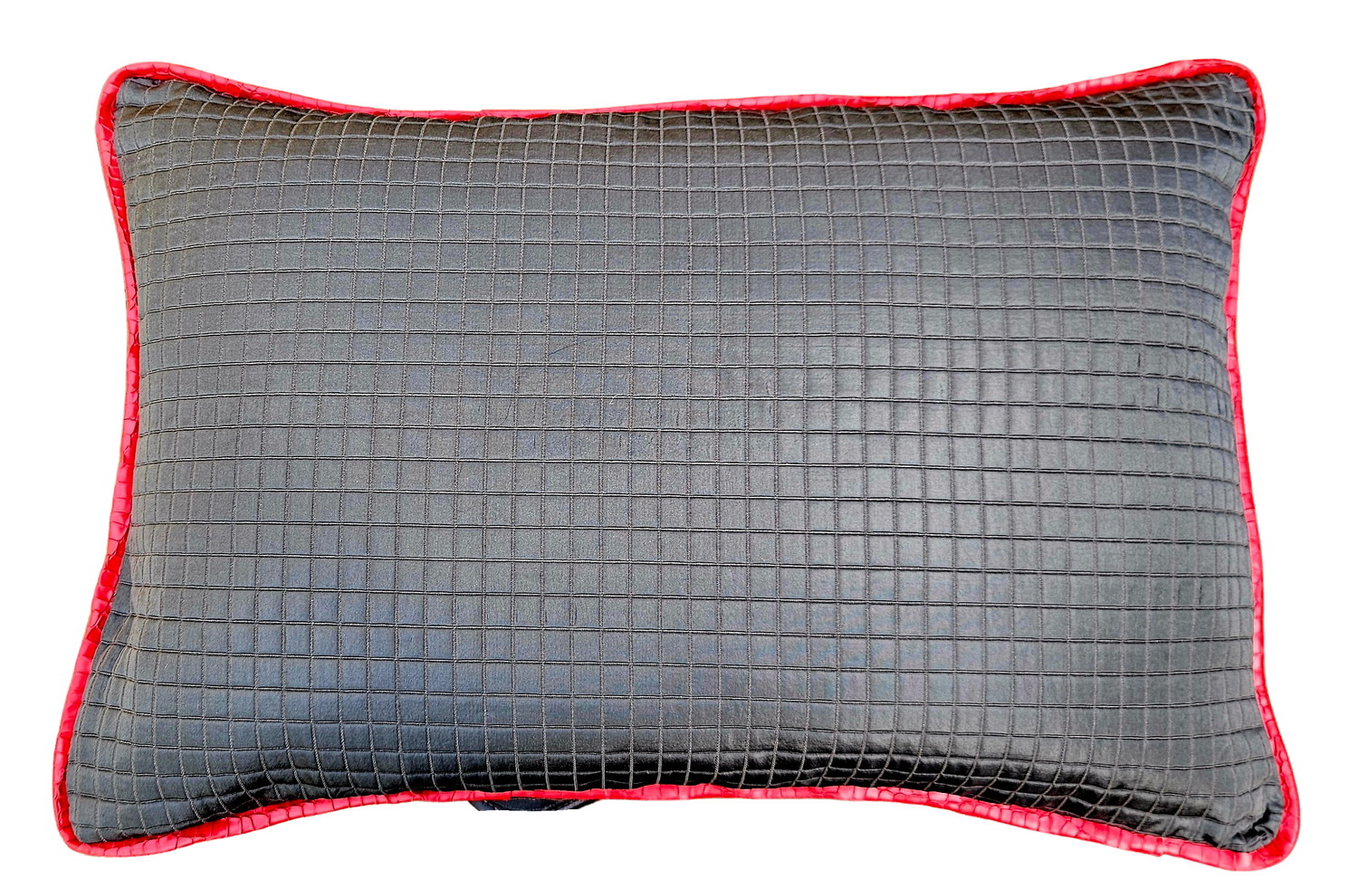Cushion Les Gris Fendi darkgrey-red 60x40