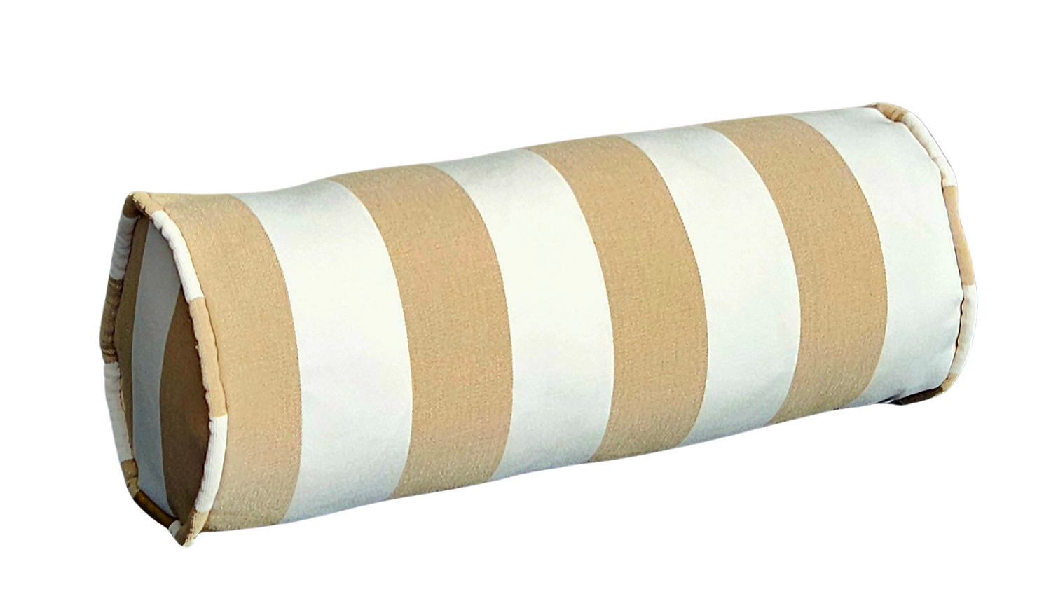 At The Beach roller pillow Latte-Off white 15x40