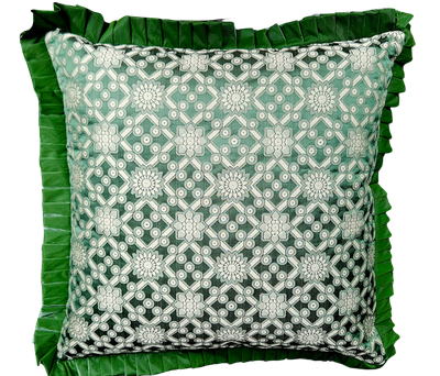Pillow The Greens green-off white 50x50 Pillow The Greens green-off white 50x50