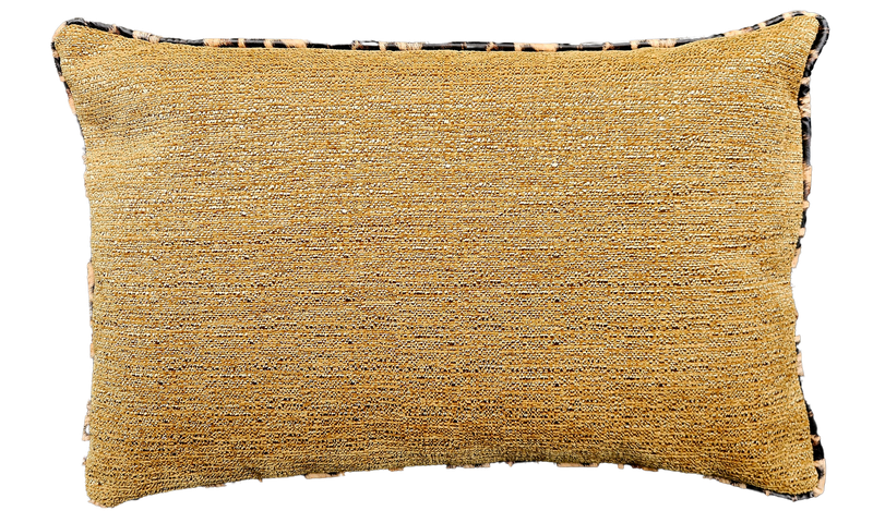 Pillow The Golden gold bouclé-panther 60x40