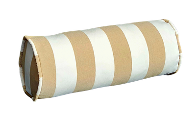 At The Beach roller pillow Latte-Off white 15x40