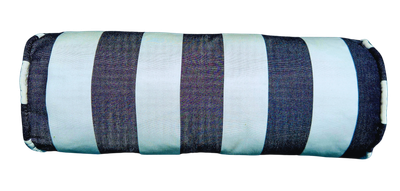 At The Beach roller pillow black-off white 15x40