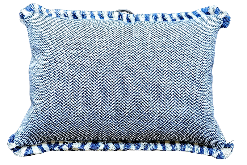 Pillow The Blues blue-offwhite 35x50