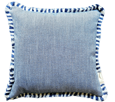 Pillow The Blues blue-offwhite 50x50 Pillow The Blues blue-offwhite 50x50