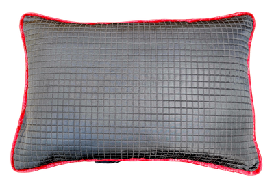 Cushion Les Gris Fendi darkgrey-red 60x40