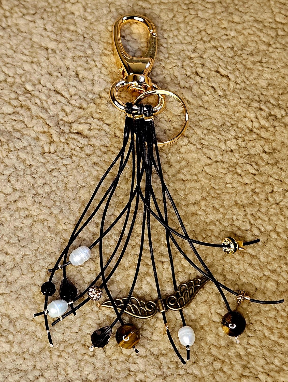 Bag charm black No1