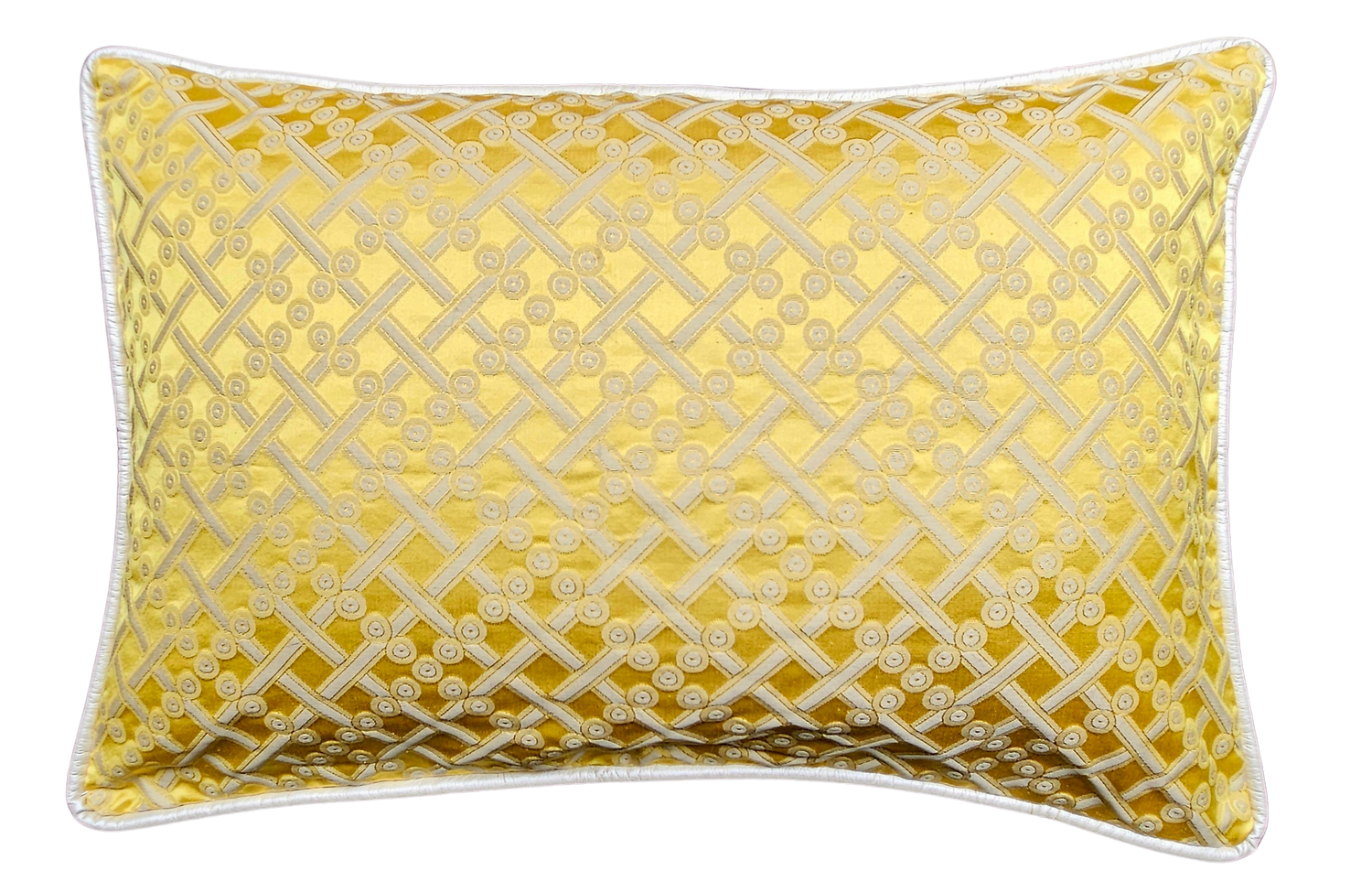 Pillow The Ambers yellow-off white 60x40