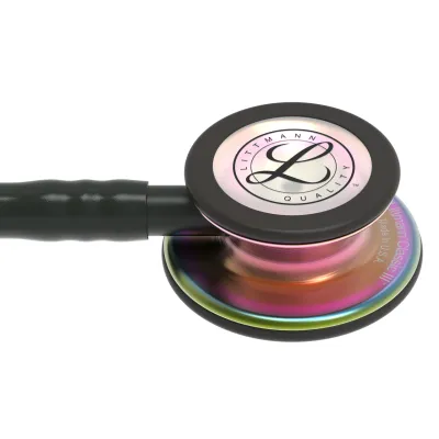 Original Littmann Classic III Stethoscope, Rainbow Black, 5870