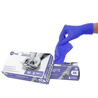 Blue Nitrile gloves