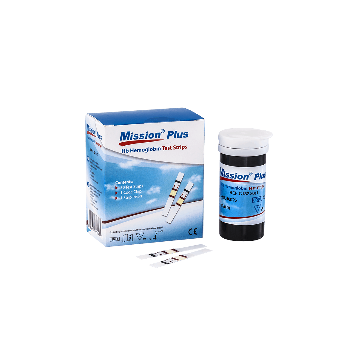Mission Hemoglobin Meter Strips