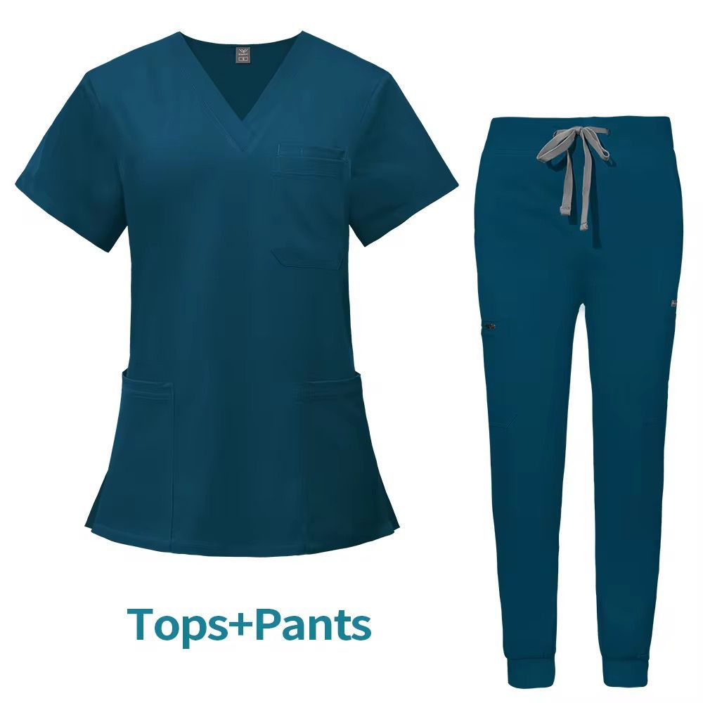 Teal Alphamed Core Jogger Scrubs