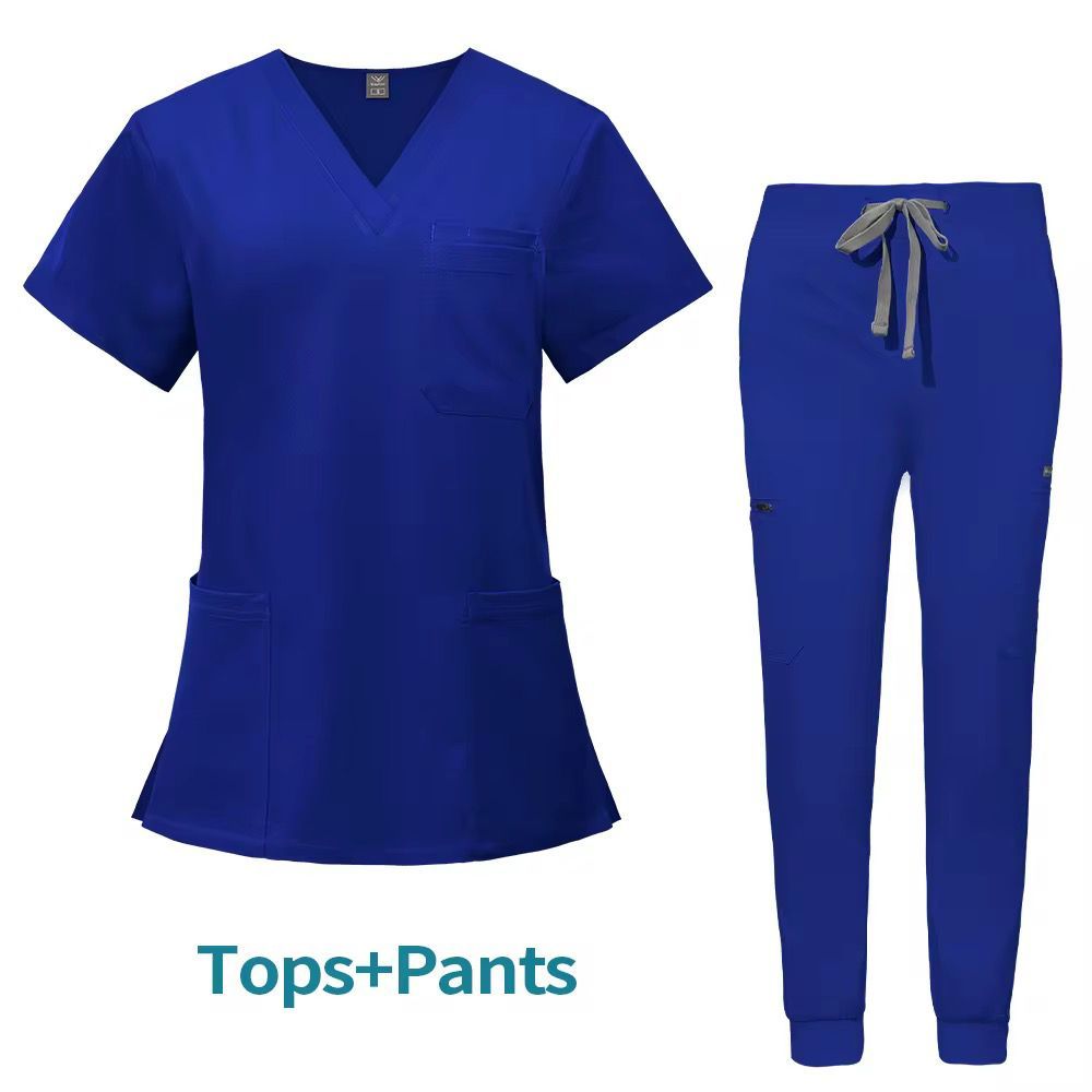 Royal Blue Alphamed Core Jogger Scrubs