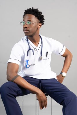 Masculine Nurse Uniform Top