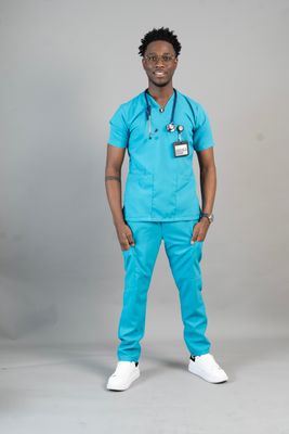 Turquoise Alphamed Scrubs