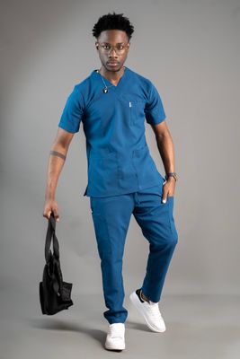 Royal Blue Alphamed Scrubs Pants