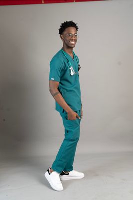 Teal Alphamed Scrubs Pants