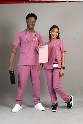 Mauve Alphamed Scrubs Mauve Alphamed Scrubs