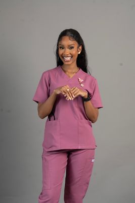 Mauve Alphamed Scrubs