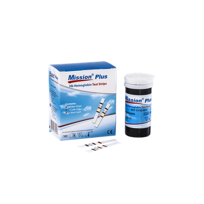 Mission Hemoglobin Meter Strips