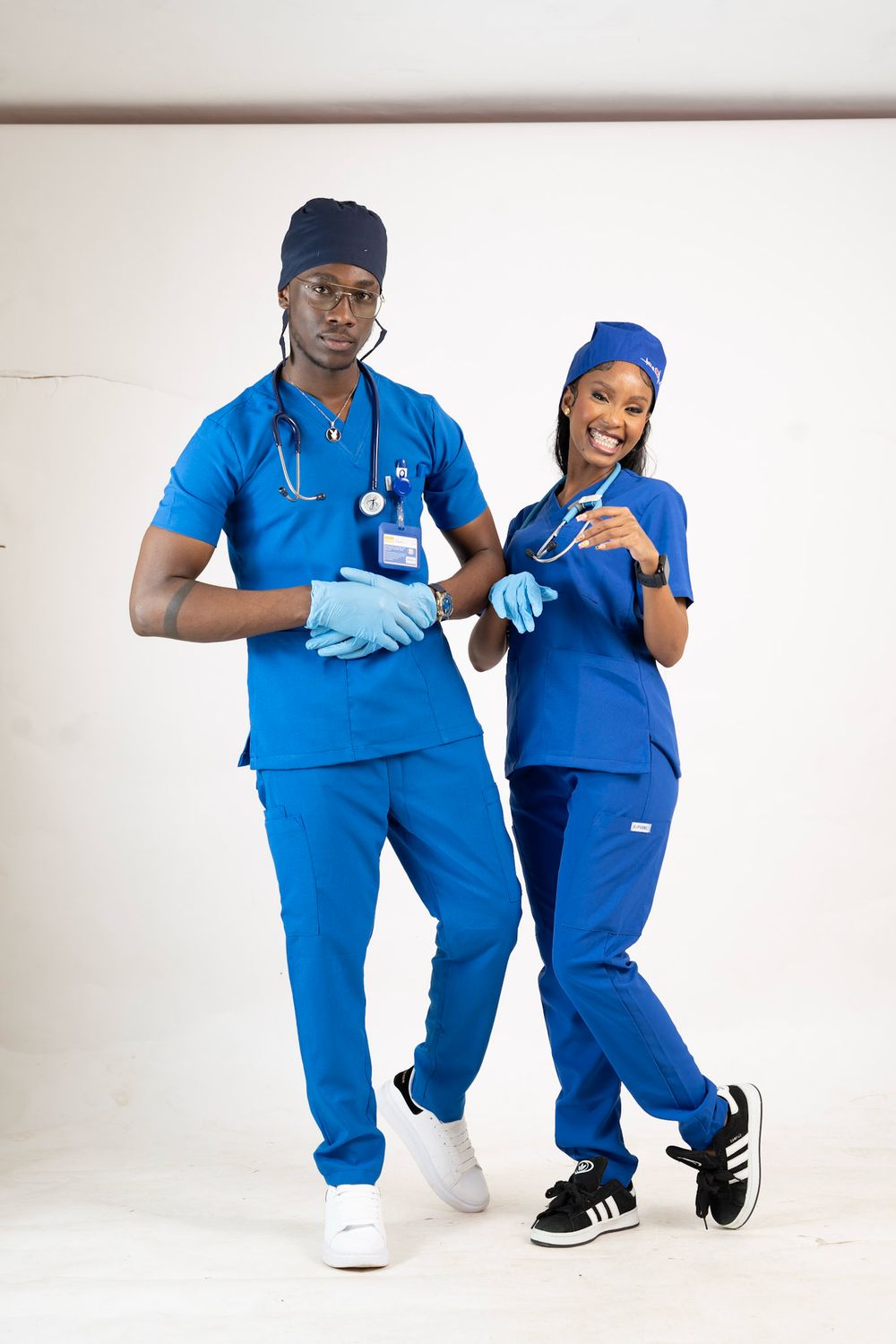 Blue Alphamed Scrubs