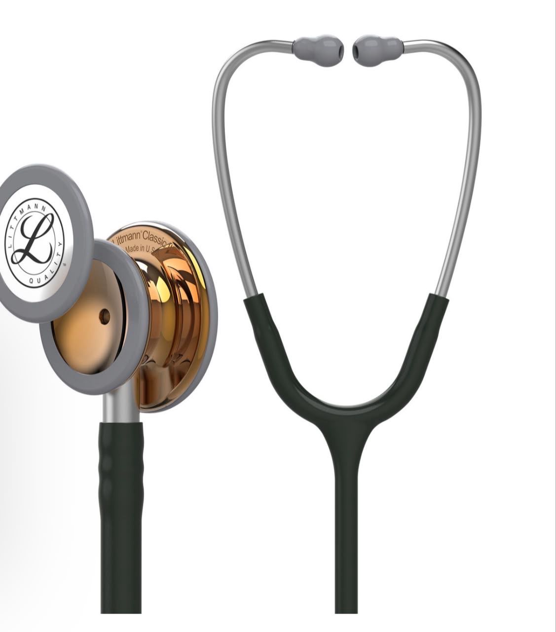 Original Littmann Classic Stethoscope, Black HP Copper, 5646