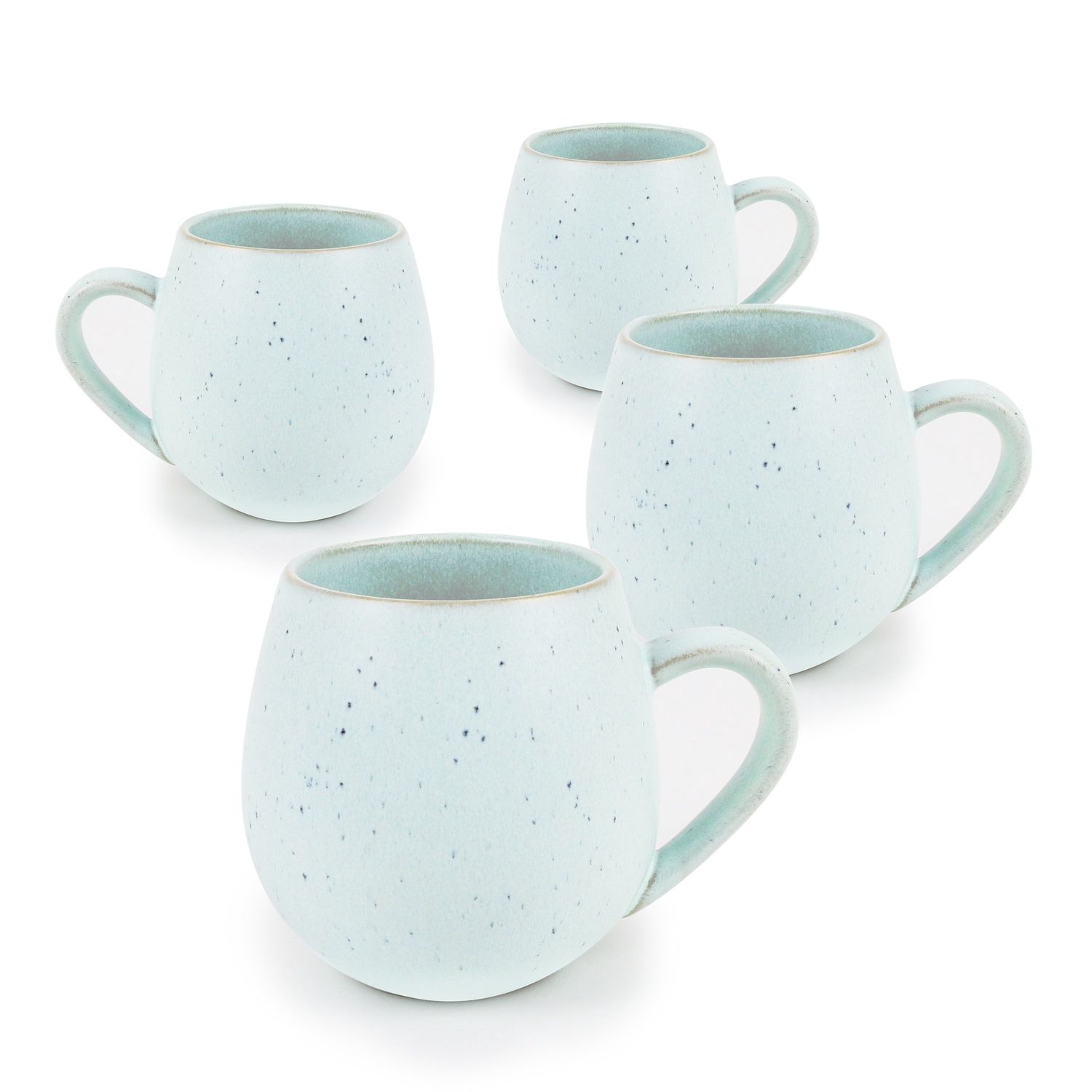MUG 4PK - SPECKLED GREEN HUG ME