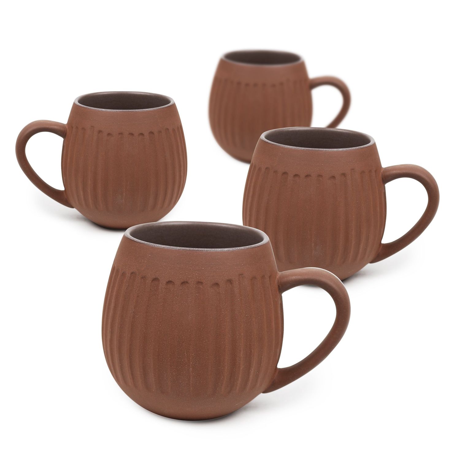 HUG MUG DARK CLAY 4 PACK