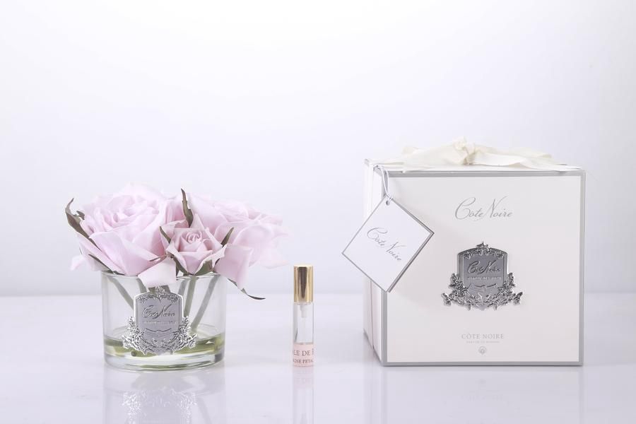 PERFUMED 5 ROSES - CLEAR - FRENCH PINK