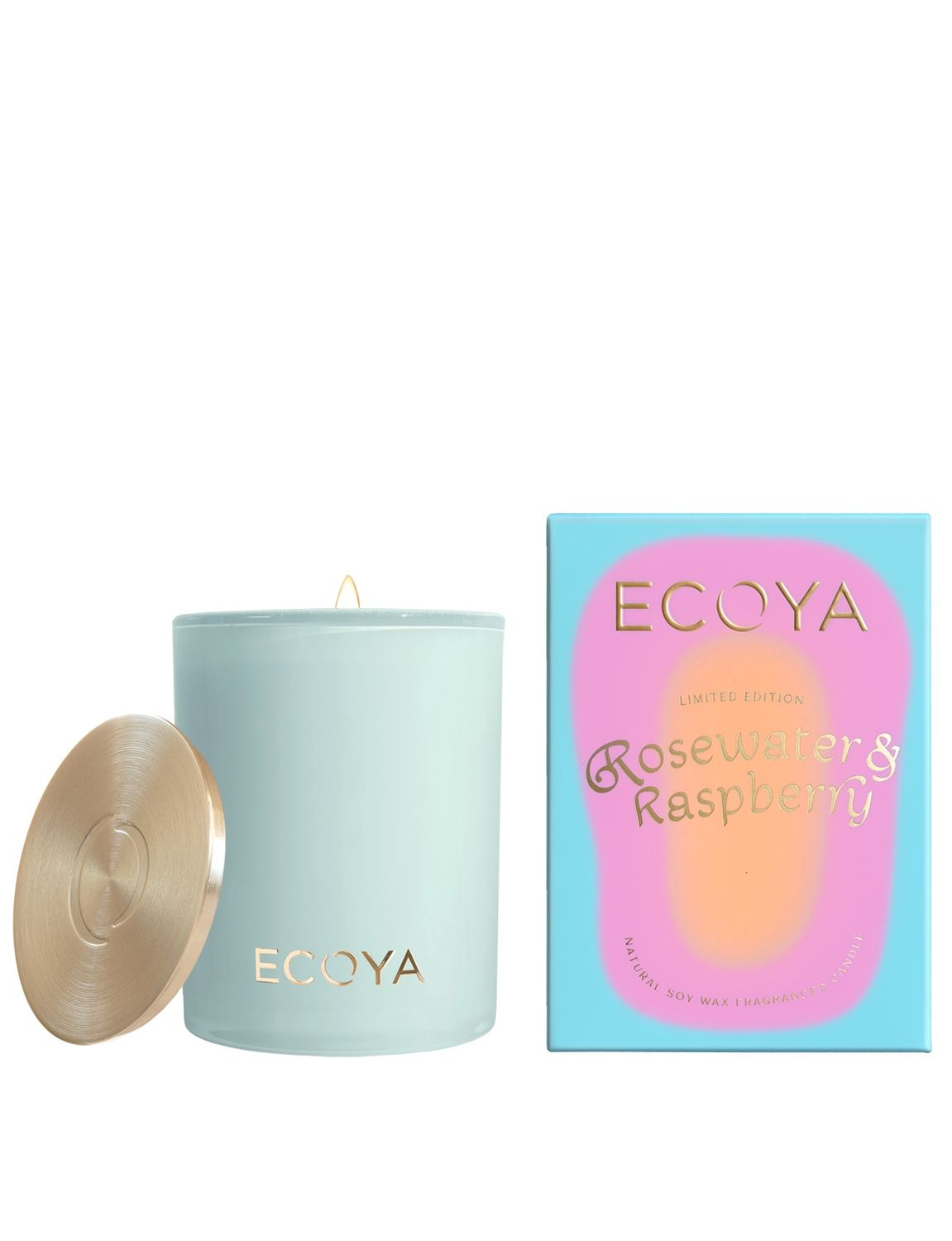 ECOYA Limited Edition Rosewater &amp; Raspberry - Madison Candle (400gm)