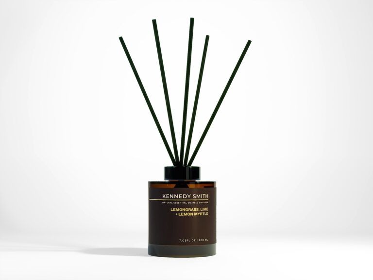 Essential Oil Range – Lemongrass, Lime + Lemon Myrtle – Reed Diffuser (200ml)