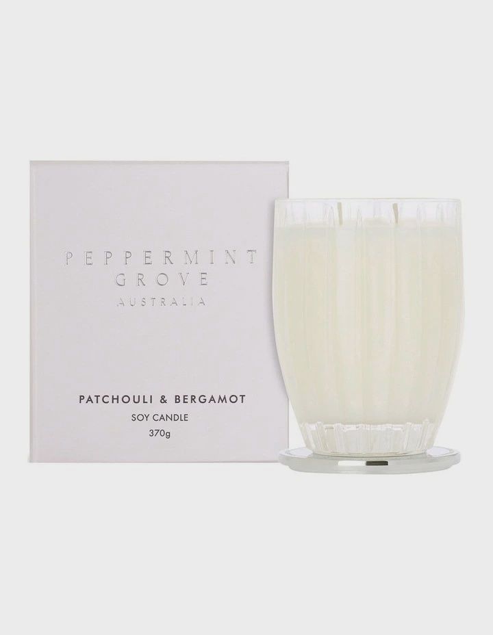 PGA Candle 370g - Patchouli &amp; Bergamot