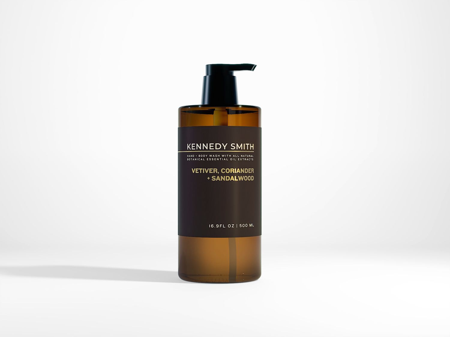 Essential Oil range – Vetiver, Coriander + Sandalwood – Hand + Body wash (500gm)