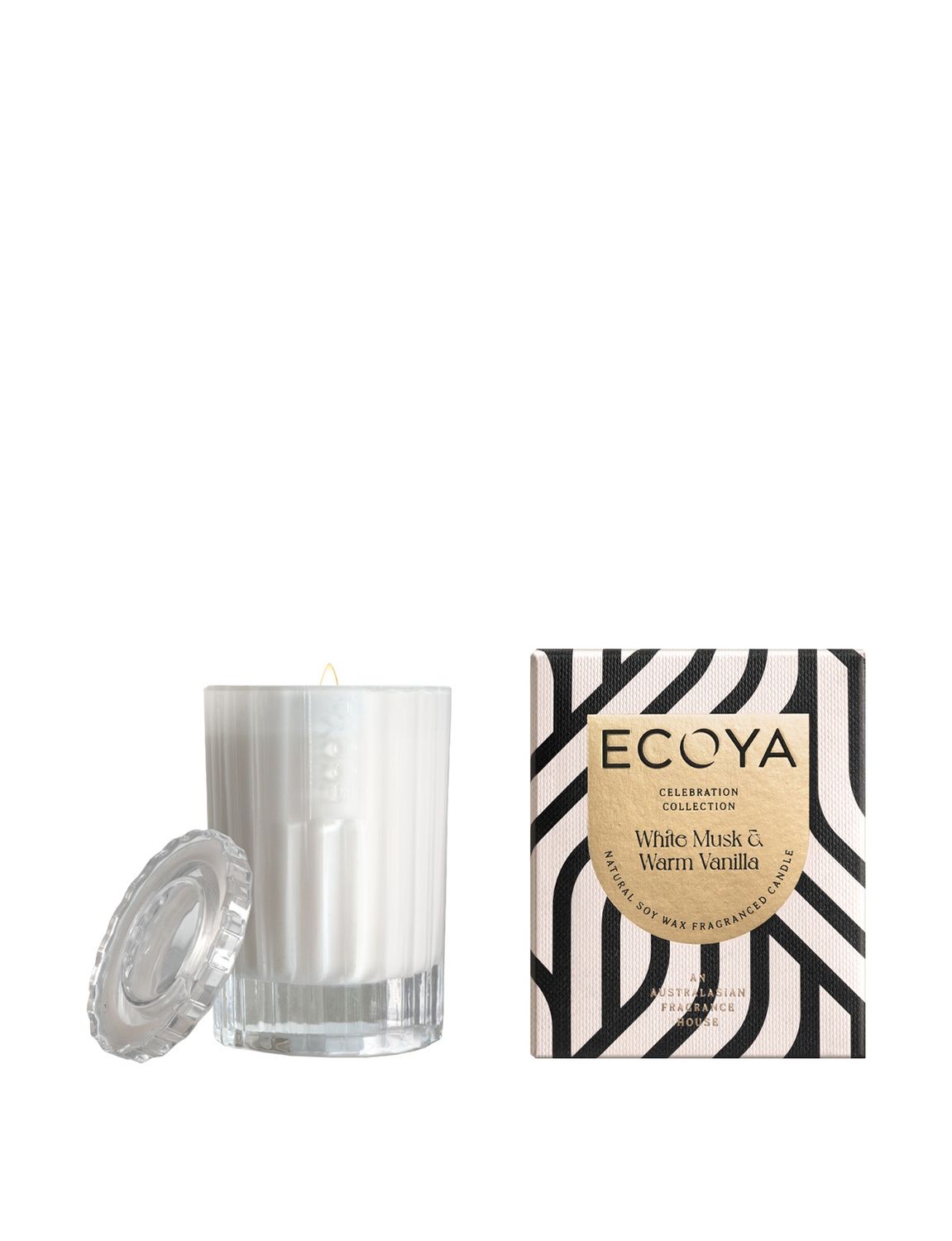 White Musk &amp; Warm Vanilla - Celebration Candle Mini (80gm)